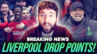 LIVERPOOL DROP POINTS AGAINST UNITED  REACTION [upl. by Adolphus]