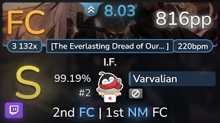 🔴 80⭐ Varvalian  Release Hallucination  IF The Everlasting 9919  2  816pp FC  osu [upl. by Yleoj]