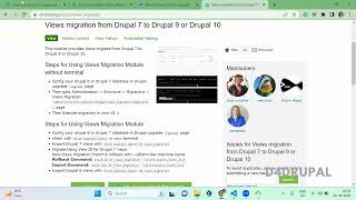 Migrate Drupal views from Drupal 7 to Drupal 10 views migration module  D4Drupal [upl. by Adnopoz567]