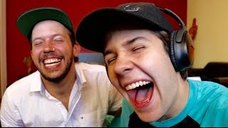 THE WHISPER CHALLENGE ft David Dobrik and Heath Hussar [upl. by Kynan]