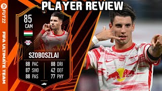 HE’S CRACKED 🤩 85 RTTF SZOBOSZLAI PLAYER REVIEW FIFA 22 ULTIMATE TEAM [upl. by Custer256]