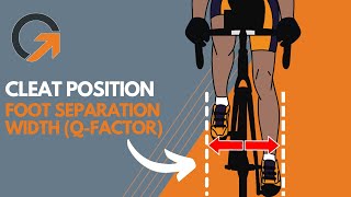 Cleat Position  Foot Separation Width QFactor  GreshFit Bike Fitting [upl. by Aliuqa118]