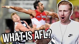 What is AFL Aussie Rules Explained REACTION [upl. by Pournaras]