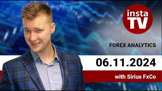 Forex forecast on GOLD EURUSD GBPUSD USDJPY AUDUSD on 06112023 from Sirius FxCo [upl. by Beaston]