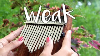 WEAK  SWV  Larissa Lambert Cover Kalimba Cover with Tabs [upl. by Hayyim]