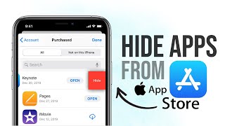 How to Delete App Store Purchase History 2021 [upl. by Anemij]