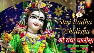 श्री राधा चालीसाShri Radha Chalisha ⚘️ धन वैभव पाने क़े लिए रोजाना सुने ये चमत्कारी चालीसा  Song [upl. by Viviyan]