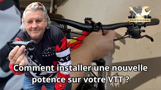 Comment installer une nouvelle potence sur votre VTT [upl. by Linnell]