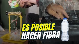 quotIntenté hacer fibra de botellas de plástico en una máquina de algodón de azúcar ¿Funcionóquot [upl. by Nwahc]