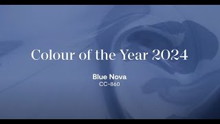 Colour of the Year and Colour Trends 2024  Blue Nova CC  860  Benjamin Moore [upl. by Mikal]