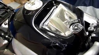 Yamaha VMax 1700 TourStar extra fuel tank fitting [upl. by Nevaed]