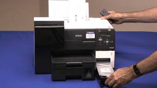 IDenticards EPSON B500 Series JetPakTM Card Printer [upl. by Gamber]