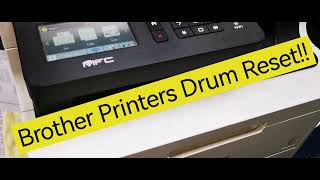 how to reset brother MFCL3750CDW colour laser printer Drum unitDrum ResetBrother Drum reset [upl. by Bernhard]