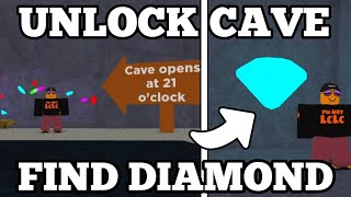 how to OPEN the CAVE amp find the SECRET DIAMOND in Bitcoin Miner ROBLOX [upl. by Yreffeg]