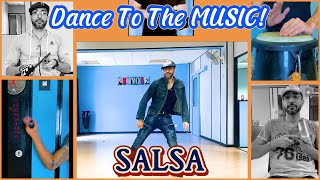 Salsa Musicality Examples Clave  Conga  Maraca  Cow Bell  Guiro  Guitar salsamusicality [upl. by Shute]