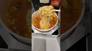 24hour unmanned ramen store in Korea korea koreanfood ramen [upl. by Ahseiym]