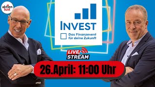 LIVE von der Invest Stuttgart  26042024 [upl. by Nahtanaoj]