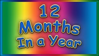 Months of the Year Song  ABC Baby Songs  Learn Months of Year [upl. by Attikin]