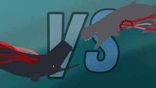 Stick Nodes FightPivot Fight Sperm Whale Vs Livyatan [upl. by Shelman]