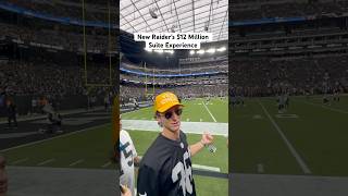 This is what the brand new 12 million Raider’s suite experience is like PT1 vegas vip nfl [upl. by Akinorev461]