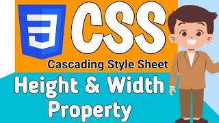 Height and Width Property in CSS  Complete CSS Course in Hindi [upl. by Ainak]