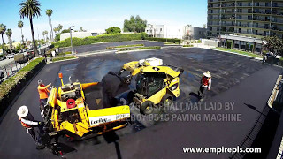 Asphalt Overlay Done in LongBeach California Time lapse [upl. by Norok]