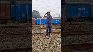 funny comedy railway train prank honking rail railw traintravel trainjourney [upl. by Aidaas]