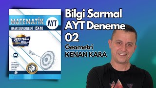 DENEME 2  Geometri çözümleri  Bilgi Sarmal  AYT Matematik Branş Denemeleri [upl. by Sanalda]