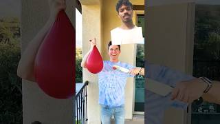 Balloon 🎈💭  greenscreen balloon challenge funny experiment comedy shorts trending viralsh [upl. by Pearce318]