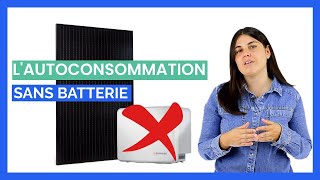 LAutoconsommation Solaire Sans Batterie  Cest Rentable  panneausolaire [upl. by Ainitsirhc535]