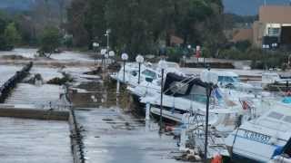 inondation La londe les Maures le 19012014 [upl. by Arrek]