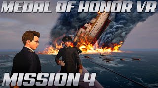 Medal of Honor VR Above and Beyond  Mission 4 Gameplay  OculusMeta Quest 2 streamed from PC [upl. by Etat896]