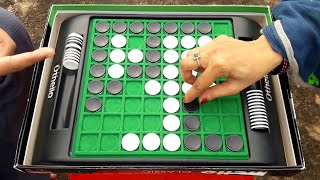 Mastering the Art of Othello Board Game  Village Board Game GAME3 [upl. by Nauht]