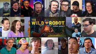 The Wild Robot  Official Trailer 2 Reaction Mashup [upl. by Matthus37]