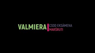 VALMIERA  CSDD eksāmena maršruti [upl. by Gaeta]