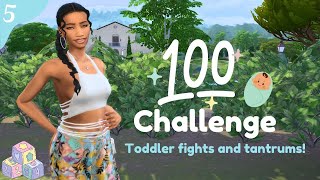 Part 5 of The Sims 4 100 Baby Challenge I Toddler fights and tantrums [upl. by Namlas669]