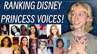 RANKING DISNEY PRINCESS VOICES 🎼👑🩷 with Nicky Marra [upl. by Langelo]