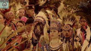 Kiowa Flag Song  Cozad Singers  2024 Gathering of Nations Pow Wow [upl. by Salina]