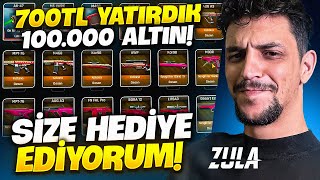 100000 ZULA ALTINI ALIP 0DAN HESAP DİZİP SİZE HEDİYE EDİYORUM [upl. by Htebezile]