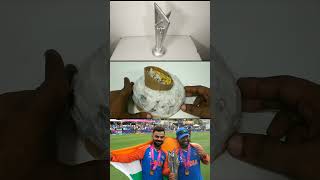 How to make T20 World Cup Trophy from Cardboard and paper Easy to make [upl. by Dronski]