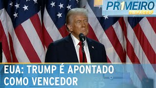 Próximo da vitória líderes mundiais começam a parabenizar Trump  Primeiro Impacto 061124 [upl. by Sutniuq]