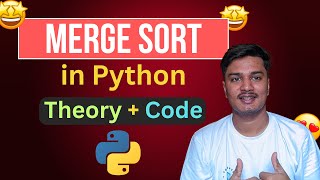 Merge Sort In Python Explained with Code Implementation [upl. by Nonrev704]