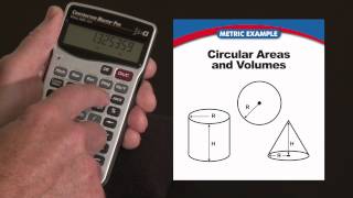 How to do Circular Area and Volume Calculations in Metric  Construction Master Pro [upl. by Cathy]