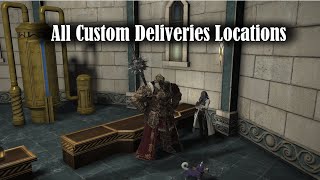 FFXIV All Custom Deliveries Locations [upl. by Nodyarg]