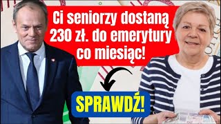 Wielu emerytów nie widziało Taki dodatek do emerytury co miesiąc Sprawdź [upl. by Nahsar17]