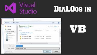 How To Make a Open File Dialog Window  Visual Studio  Visual Basic [upl. by Jordanna]