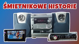 95 Elektronika i inne skarby ze śmietnika  wieża stereo plus dwa radia samochodowe [upl. by Wertz420]