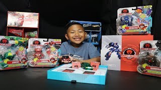 Mecard Turning Mecard Transforming Robot Car Game Unboxing  Mecardimals and Cards  Mattel Toys [upl. by Aivun]