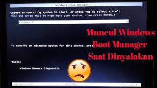 Cara Mengatasi Windows Boot Manager di Windows 7 [upl. by Inalaeham434]