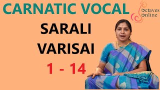 Sarali Varisai  1  14 All three speeds [upl. by Aserehc]